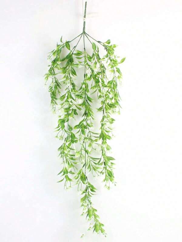 3Pcs Green Artificial Ivy Leaf Vine Fake Plant Wall Hanging Home Garden Bathroom Wedding Decor DIY Christmas Decorations Accessories White
